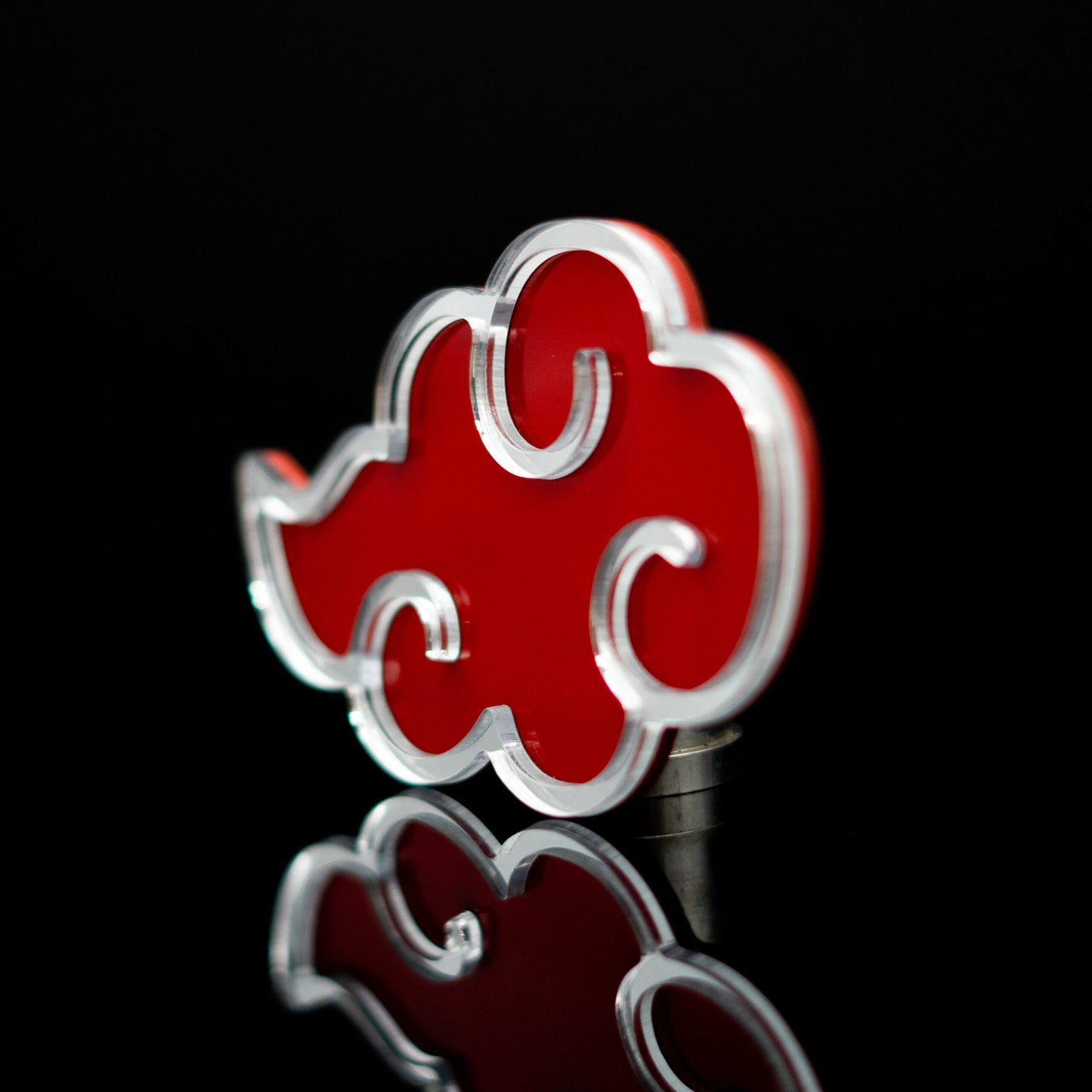 Akatsuki Cloud Inspired Icon Badge - Tape Mount