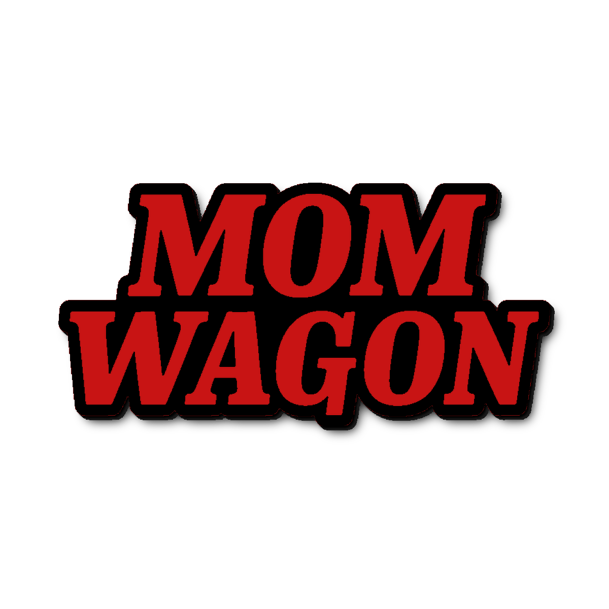 Custom Mom Wagon Badge