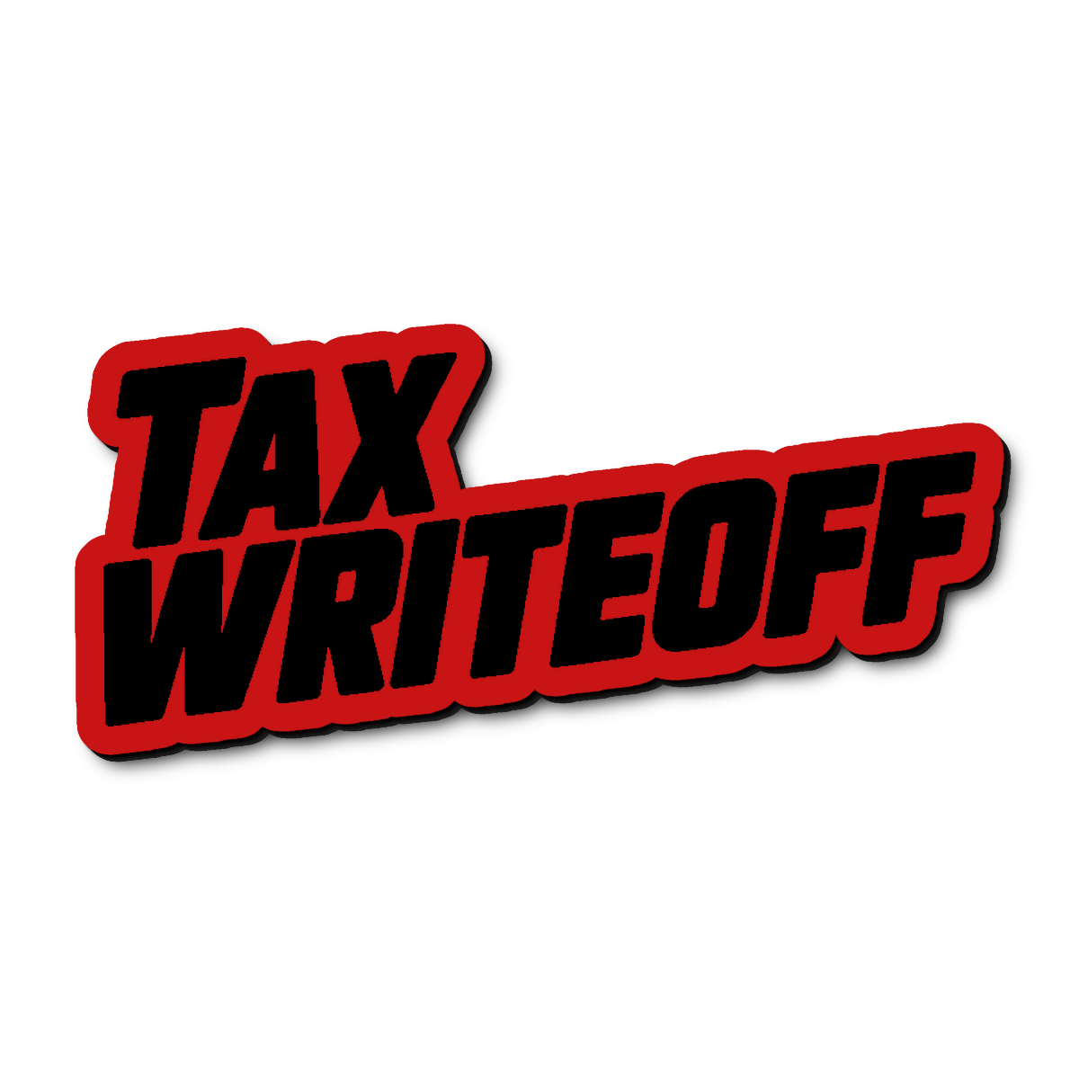 Custom Tax Writeoff Badge