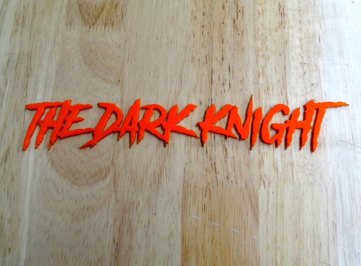 Custom Text Badge - Type Your Own - Aggressive Font Single Layer - Tape Mount - Atomic Car Concepts