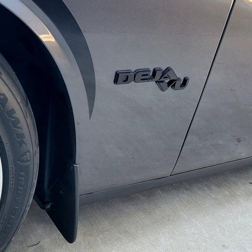 Insignia de texto personalizada - Escriba la suya propia - Fuente OEM - Doble capa