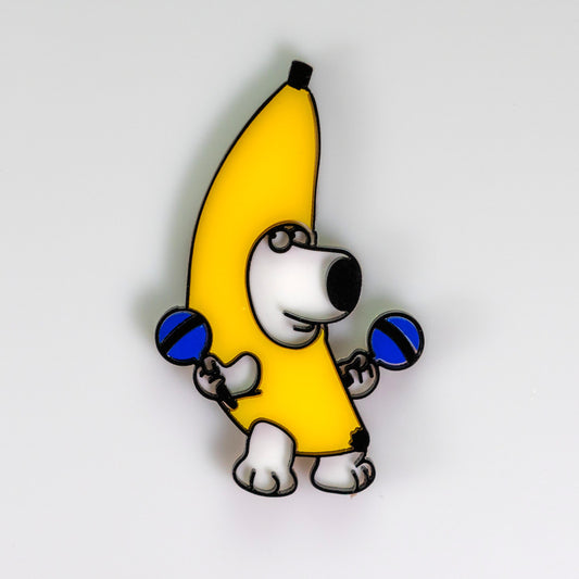 Banana Brian Inspired Icon Badge