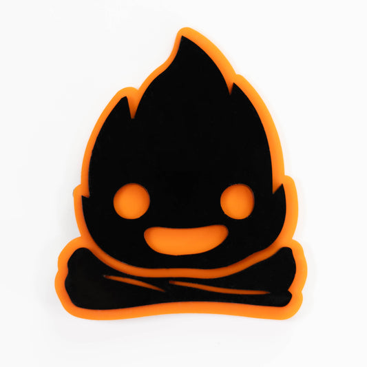 Calcifer Inspired Icon Badge