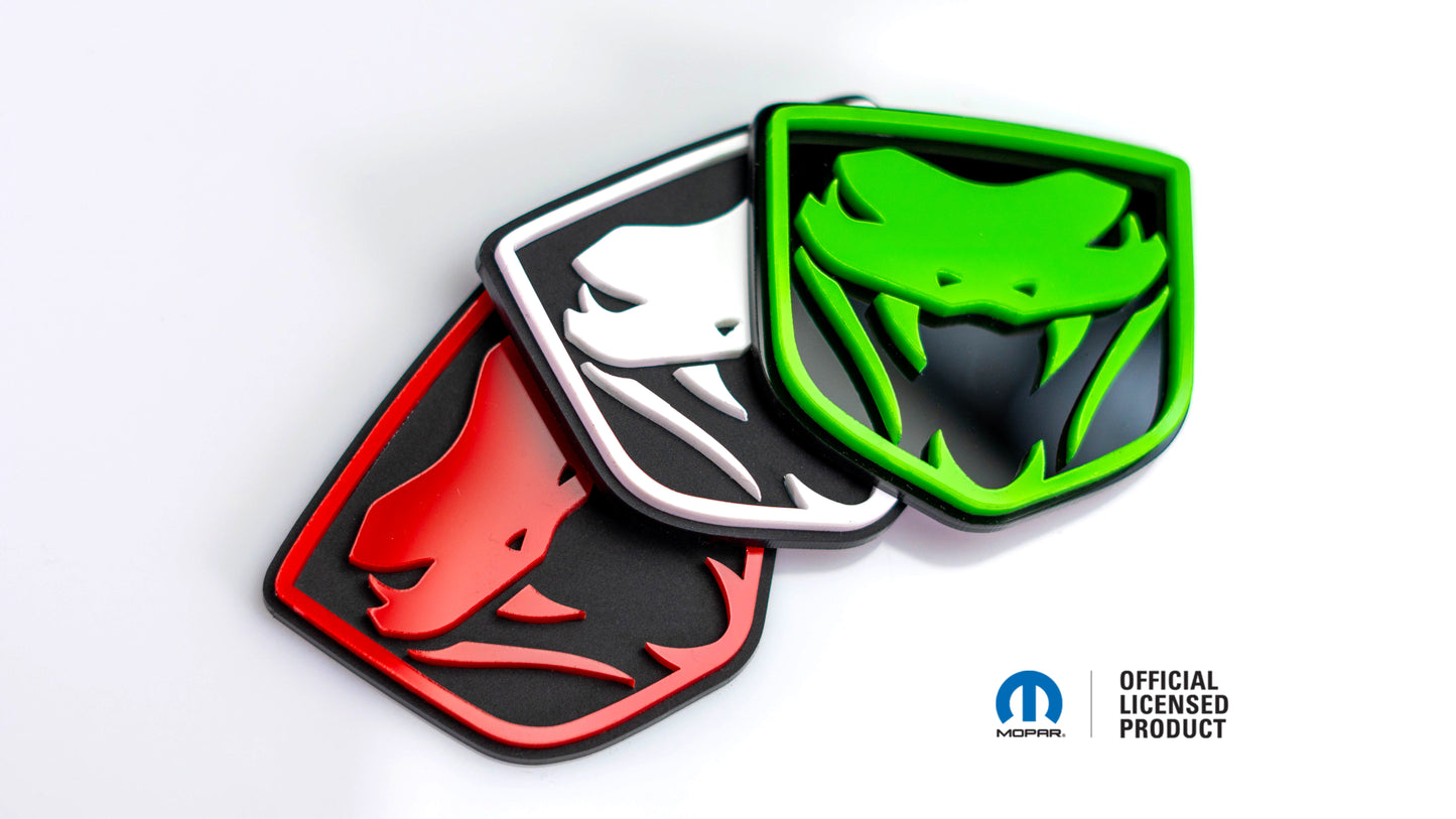 Viper® Badge - Fangs Style - Choose Your Colors - Officially Licensed Product