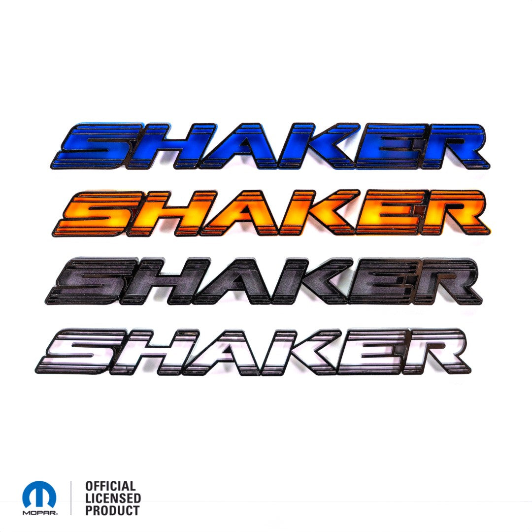 Custom Shaker® Text Badge - Officially Licensed Product – Atomic Car ...