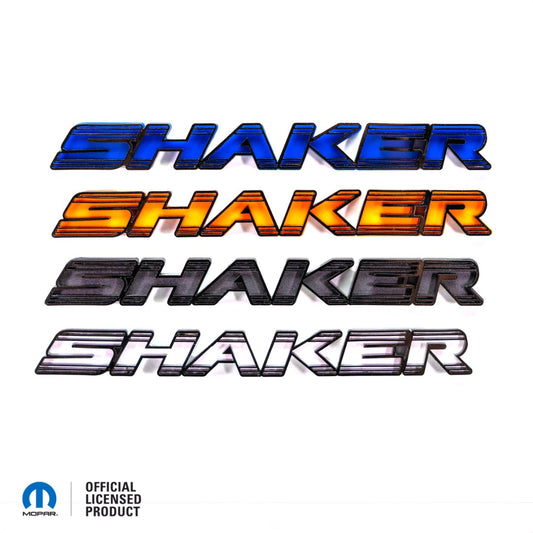 Custom Shaker® Text Badge - Officially Licensed Product