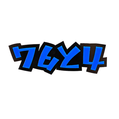 Custom Text Badge - Type Your Own - 'Tokyo' Font - Double Layer