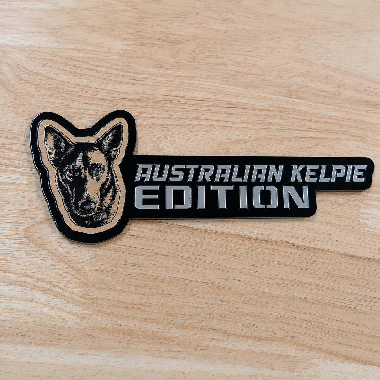 Badge de voiture édition chien personnalisé