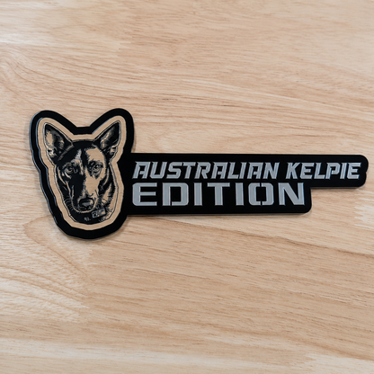 Badge de voiture édition chien personnalisé