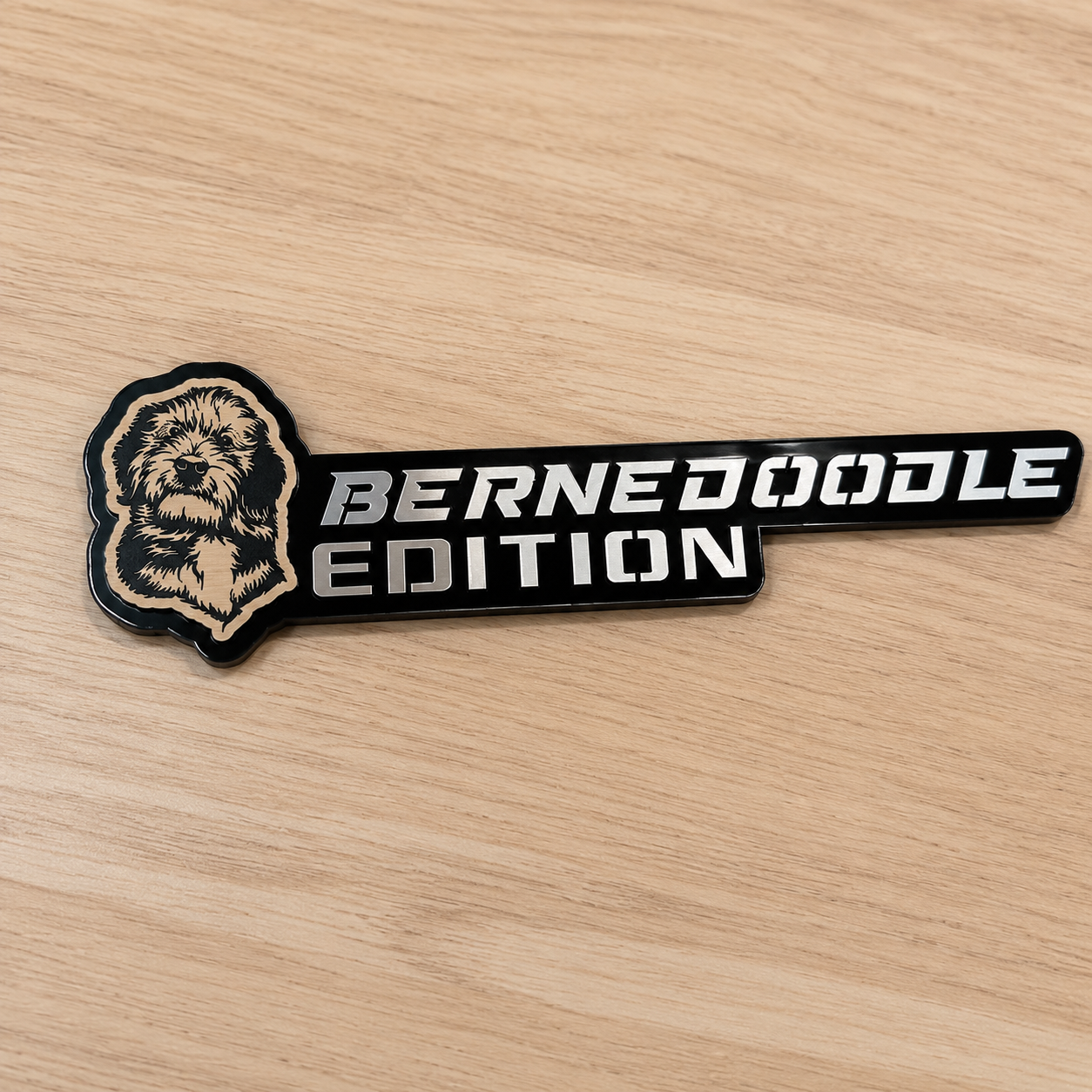 Badge de voiture édition chien personnalisé