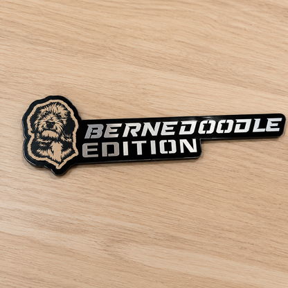 Badge de voiture édition chien personnalisé