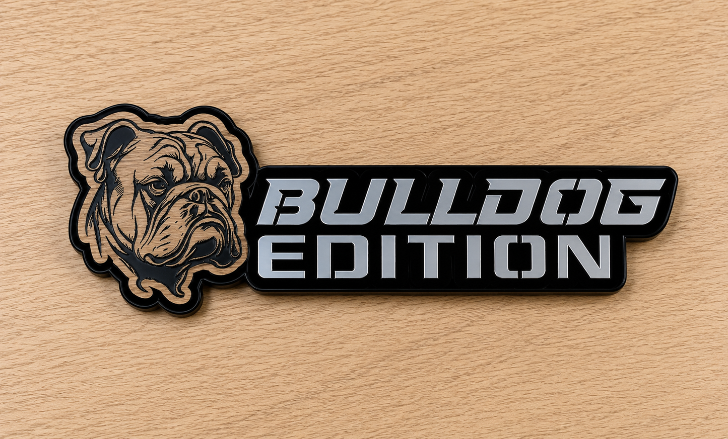 Badge de voiture édition chien personnalisé