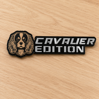 Badge de voiture édition chien personnalisé