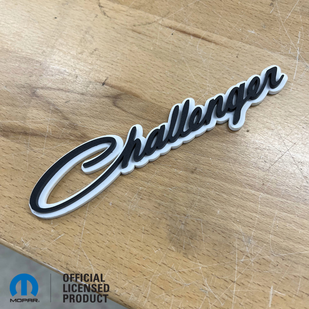 Challenger® Script Badge - Grille or Body Mount - Officially Licensed ...