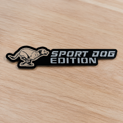 Badge de voiture édition chien personnalisé