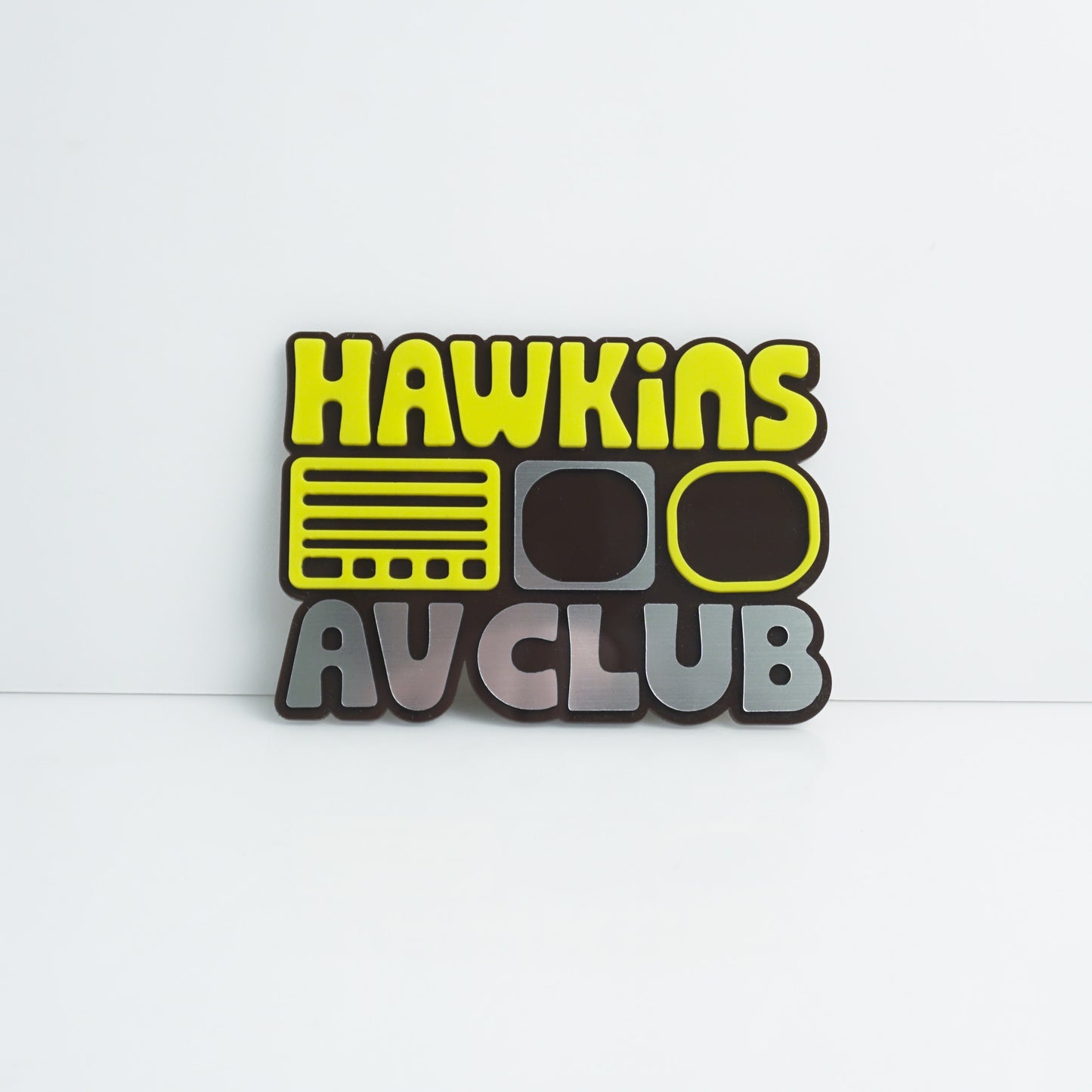 Hawkins AV Club Car Badge