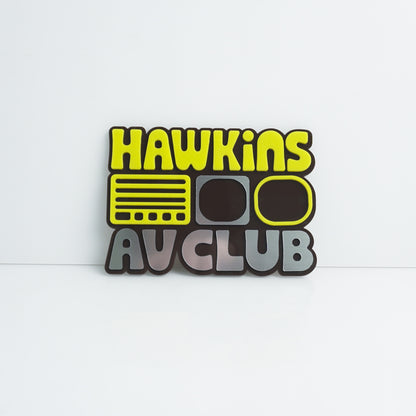 Hawkins AV Club Car Badge