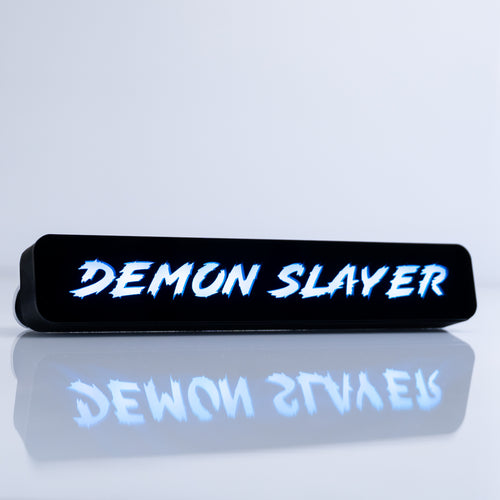 Insignia de rejilla LED personalizada - Fuente de bloque - 1,12
