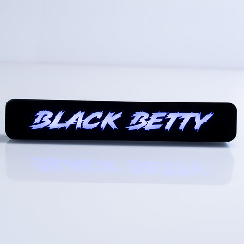Insignia de rejilla LED personalizada - Fuente de bloque - 1,12