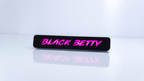 Insignia de rejilla LED personalizada - Fuente de bloque - 1,12