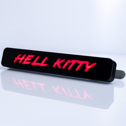 Insignia de rejilla LED personalizada - Fuente de bloque - 1,12
