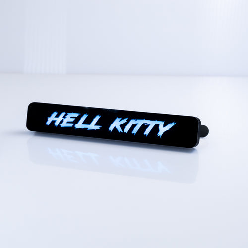 Insignia de rejilla LED personalizada - Fuente de bloque - 1,12