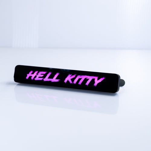 Insignia de rejilla LED personalizada - Fuente de bloque - 1,12