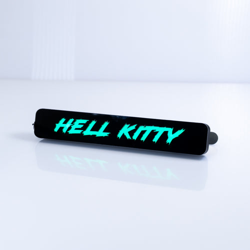 Insignia de rejilla LED personalizada - Fuente de bloque - 1,12