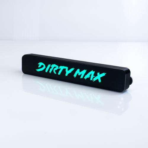 Insignia de rejilla LED personalizada - Fuente de bloque - 1,12