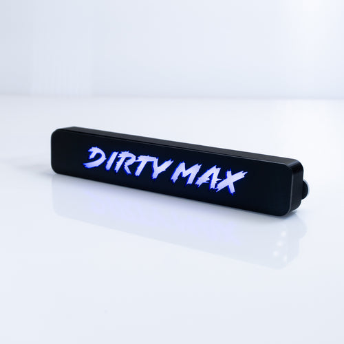 Insignia de rejilla LED personalizada - Fuente de bloque - 1,12