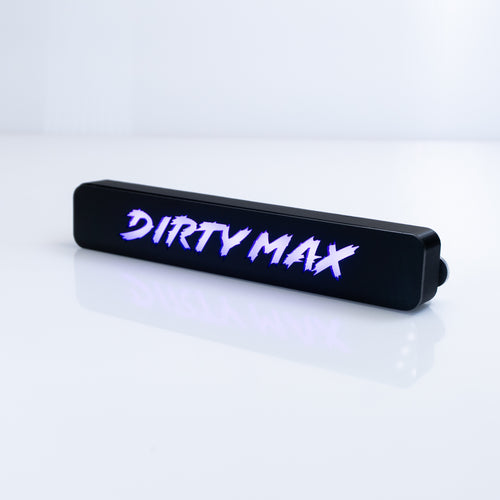 Insignia de rejilla LED personalizada - Fuente de bloque - 1,12