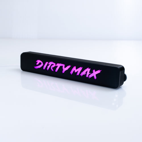 Insignia de rejilla LED personalizada - Fuente de bloque - 1,12