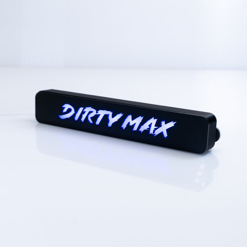 Insignia de rejilla LED personalizada - Fuente de bloque - 1,12