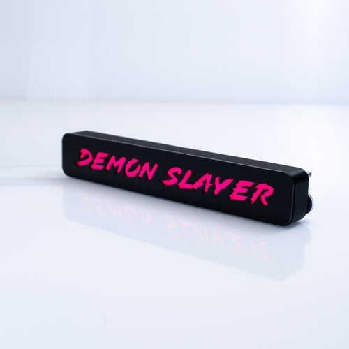 Insignia de rejilla LED personalizada - Fuente de bloque - 1,12
