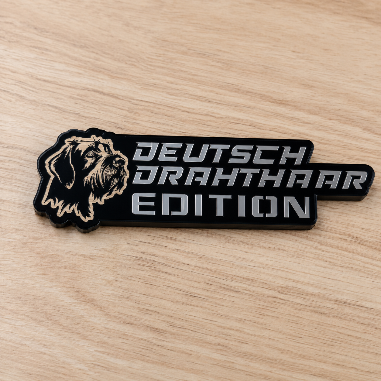 Badge de voiture édition chien personnalisé