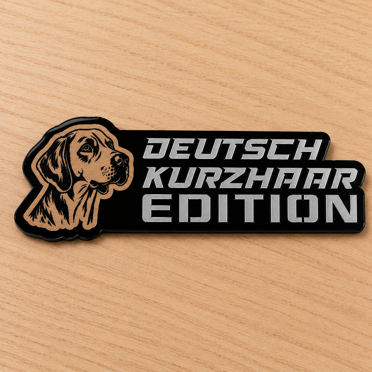 Badge de voiture édition chien personnalisé