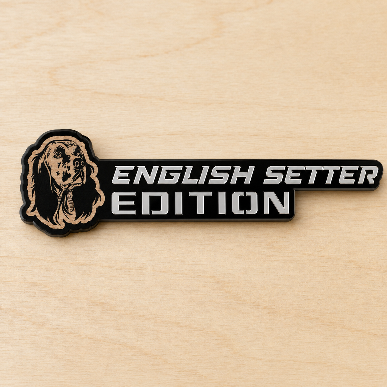 Badge de voiture édition chien personnalisé