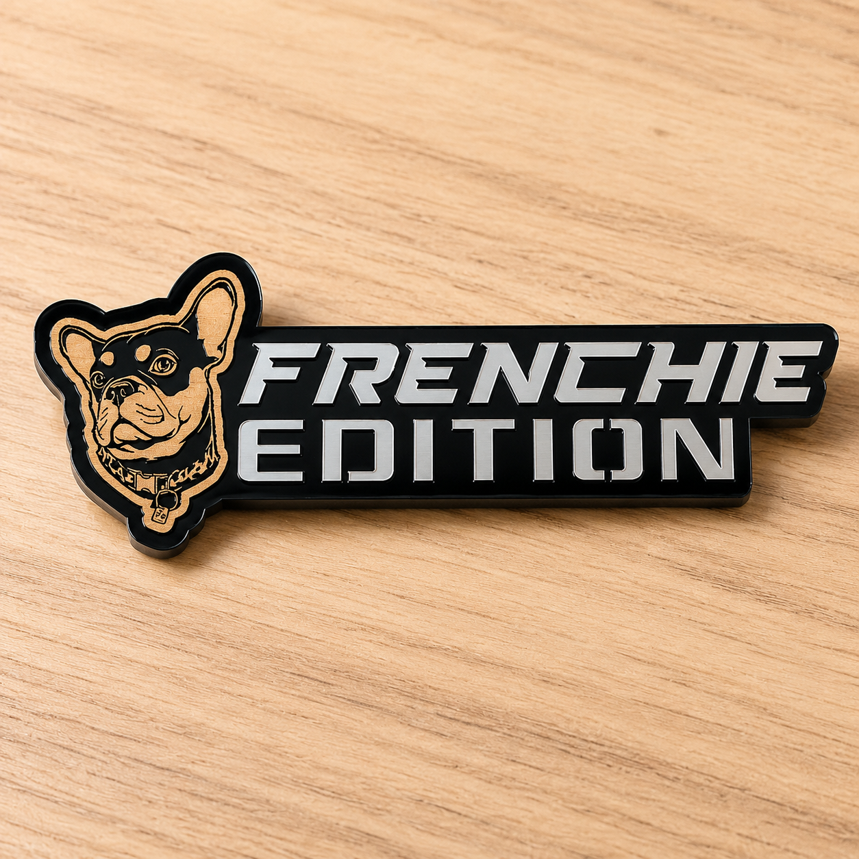 Badge de voiture édition chien personnalisé