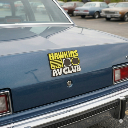 Hawkins AV Club Car Badge