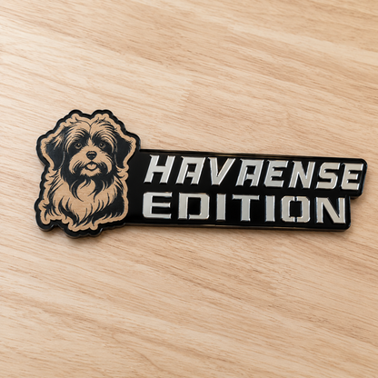 Badge de voiture édition chien personnalisé