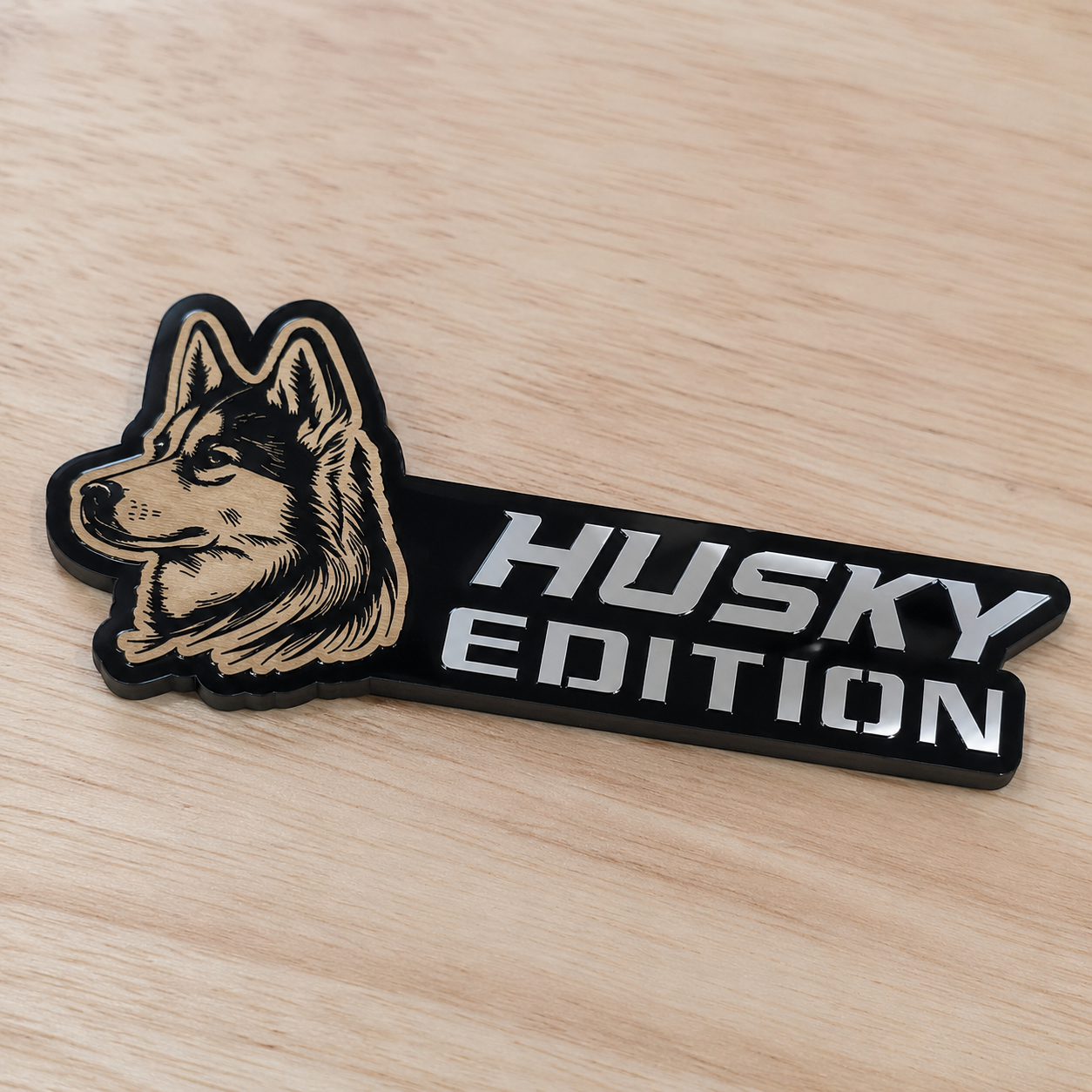 Badge de voiture édition chien personnalisé