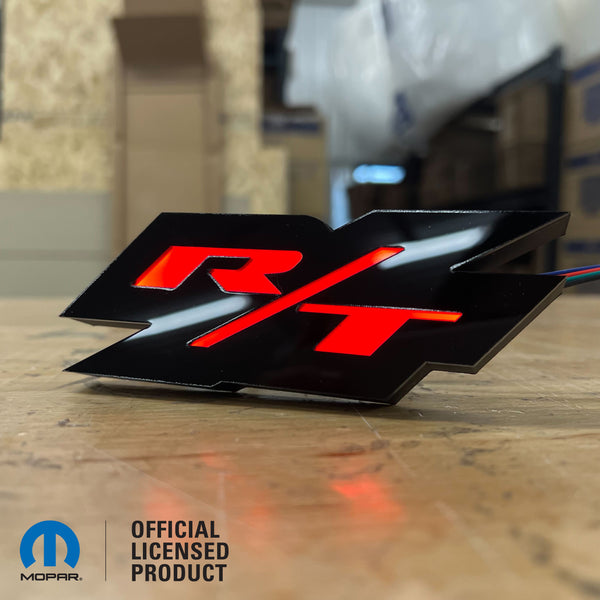 R/T® LED Illuminated Badge - White or RGB - Grille or Body Mount - Off ...