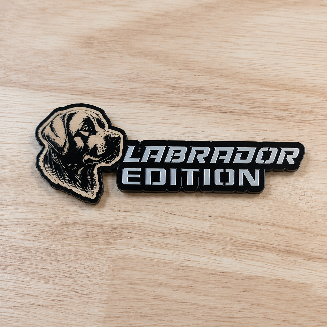 Badge de voiture édition chien personnalisé