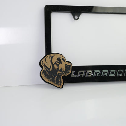 Custom Dog Edition Car License Plate Frame