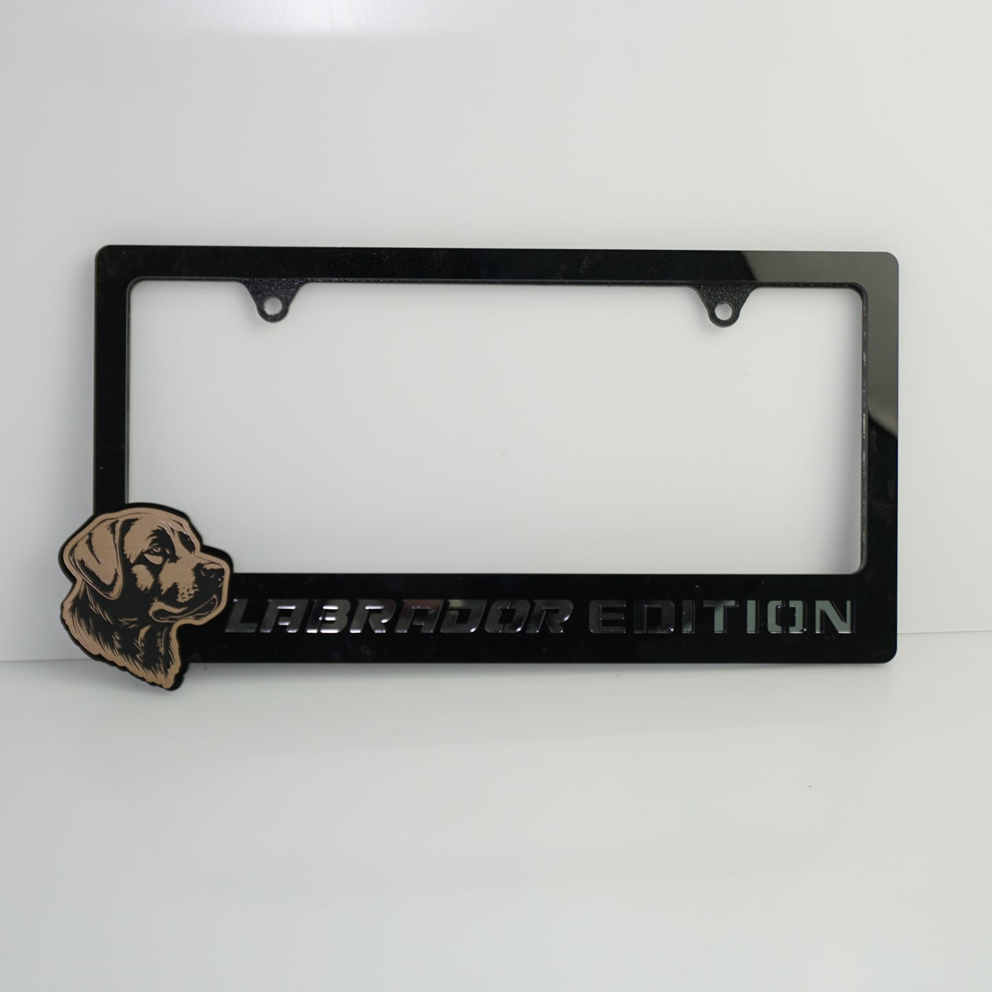 Custom Dog Edition Car License Plate Frame