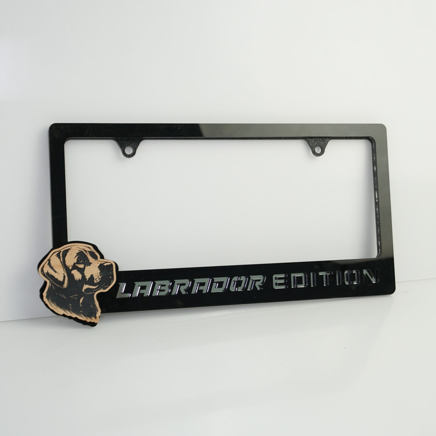 Custom Dog Edition Car License Plate Frame