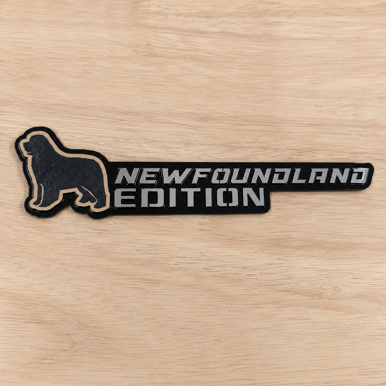 Badge de voiture édition chien personnalisé