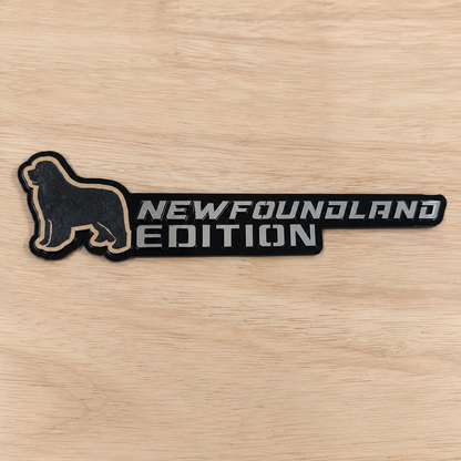 Badge de voiture édition chien personnalisé