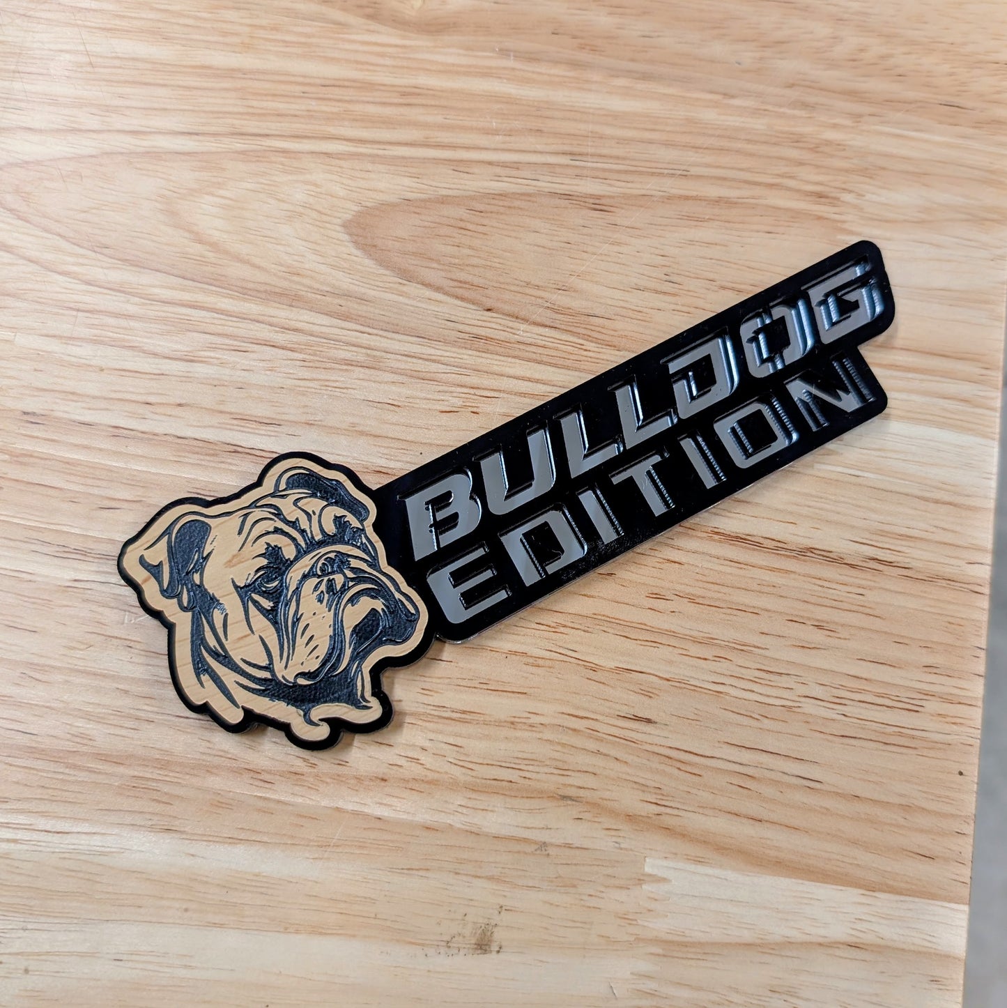 Bulldog Edition Car Badge