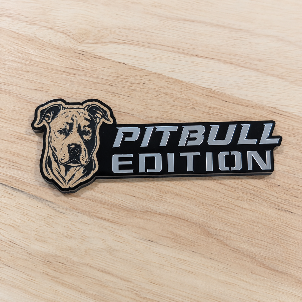 Badge de voiture édition chien personnalisé